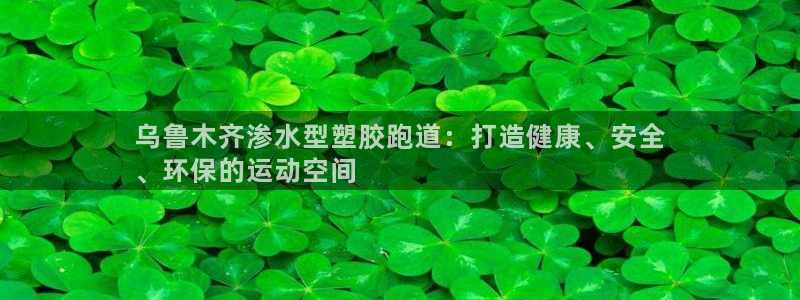 尊龙官网APP下载：乌鲁木齐渗水型塑胶跑道：打造健康